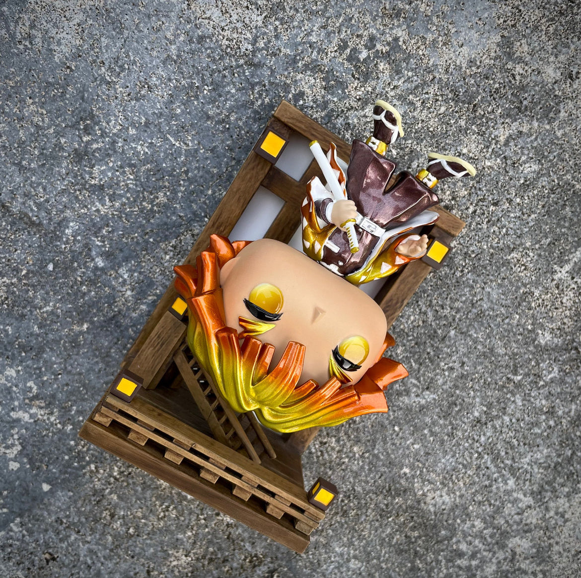 Preorder Custom Metallic Zenitsu Locked In with Custom LED Box