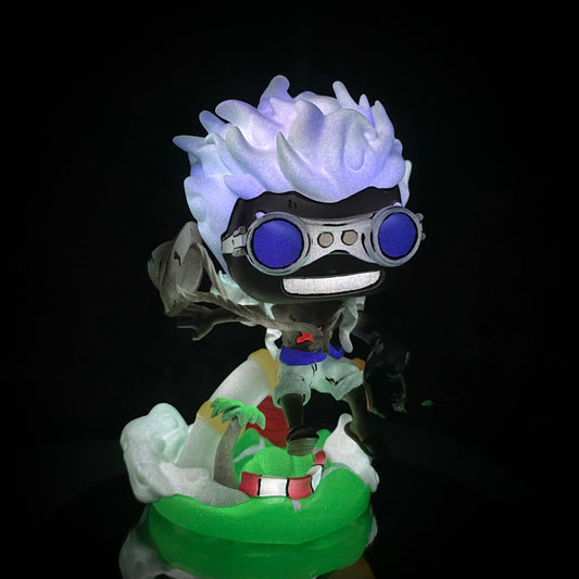 1 of 1 Custom removable goggles Luffy Gear 5