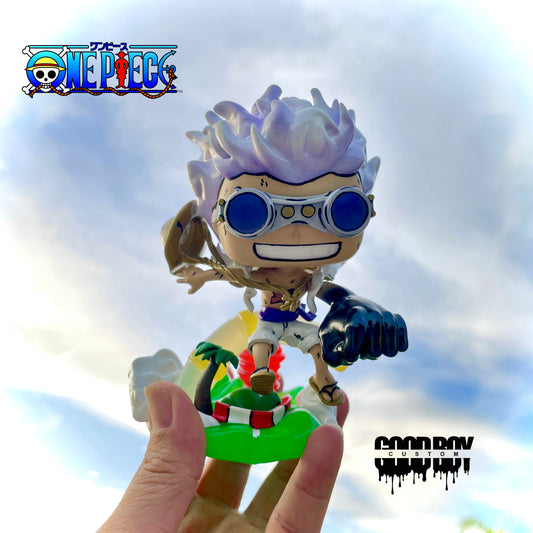 1 of 1 Custom removable goggles Luffy Gear 5