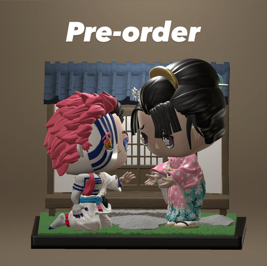 Pre-order LE5 Custom Hakuji (Akaza) and Koyuki moment with LED Lights