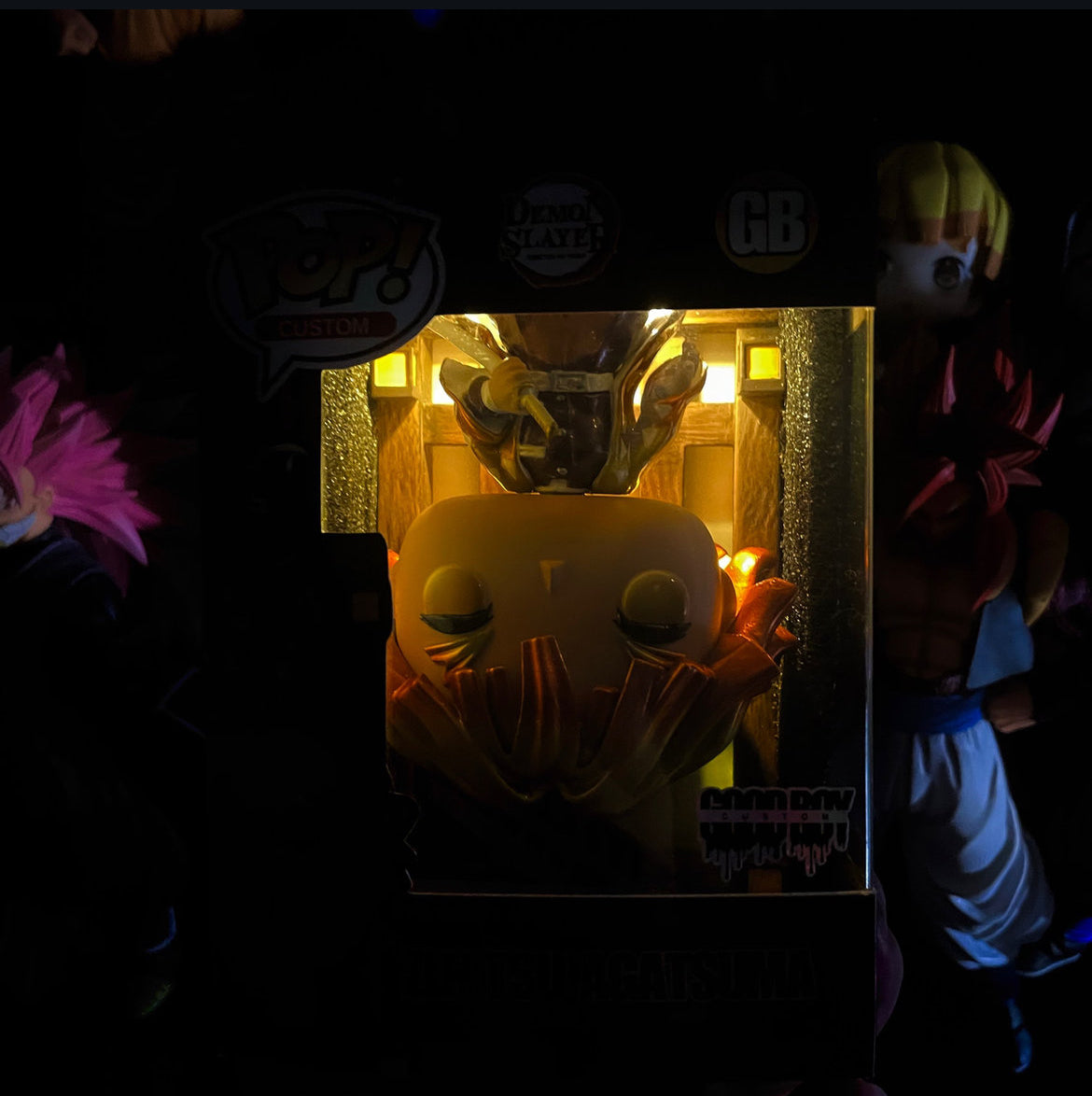 Preorder  Custom Metallic Zenitsu Locked In with Custom LED Box